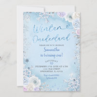 Nacimiento del Blue Snowflake Winter Wonderland
