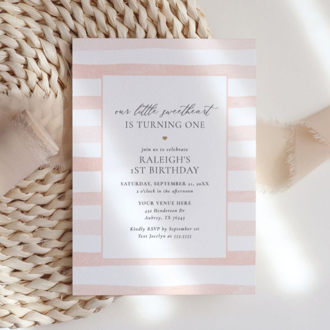 Invitación Nacimiento del pequeño Chica de San Valentín (Subido por el creador)