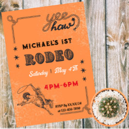 Invitación Nacimiento del Rodeo Occidental de Cowboy Country