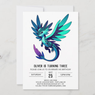 Invitación Nacimiento Majestuoso del Dragón