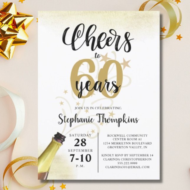 Invitación NACIMIENTOS A #AÑOS Guión de Oro Negro (Subido por el creador)