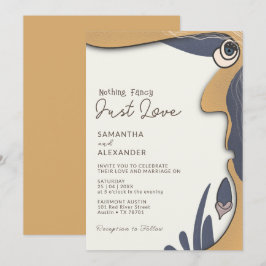 Invitación Nada de fantasía solo quiere a Groovy Boda de Vibe