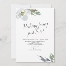 Invitación Nada Elegante Solo Lo Genial Florales de Acuarela