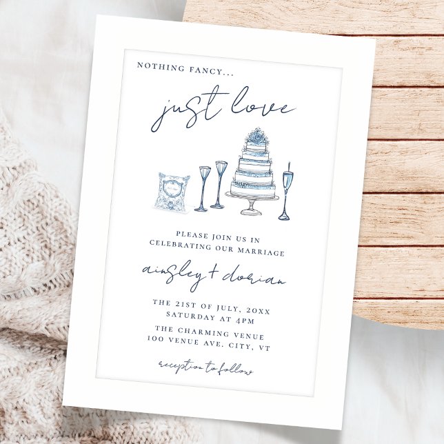 Invitación Nada Extraño Fantasma Sólo Amar Al Boda Doodle (Subido por el creador)