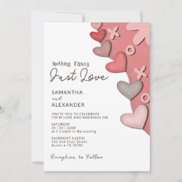 Invitación Nada Fancy Ama Solamente A Los Vibes Retro Moderno