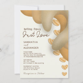 Invitación Nada Fancy Ama Solamente Al Boda Boho Casual