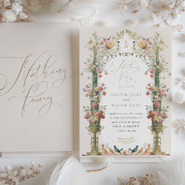 Invitación Nada Fancy Simple Wedding Invitation