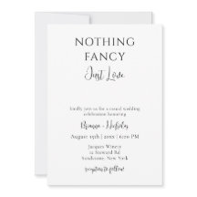 Nada Fancy, Solo Amo Al Boda Casual