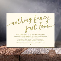 Nada Fancy, Sólo Amor, Fiesta Boda Elopement