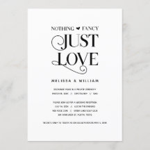 Nada Fantástico, Sólo Amor, Negro Elegante, Elopem