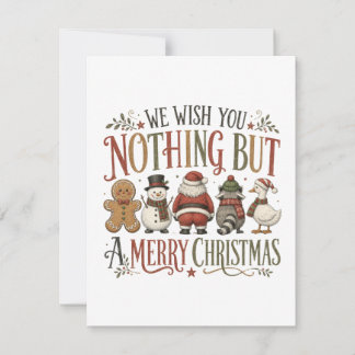 Invitación Nada más que una feliz Navidad