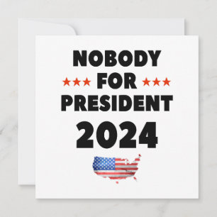 Invitación Nadie para Presidente 2024