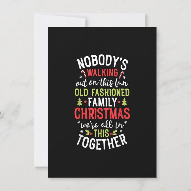 Invitación Nadie se va con este divertido y viejo Cristo de f (Anverso)