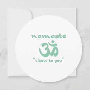 Invitación Namaste - Me inclino hacia ti