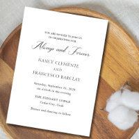 Nancy Black and White Modern Boda