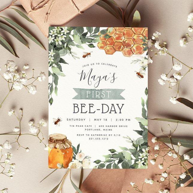 Invitación Naranja Blossom Fiesta de Cumpleaños Temática para (Subido por el creador)