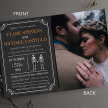 Naranja de esqueleto de Halloween sobre la muerte 