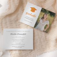 Naranja del Partido de Graduación, foto de oro de 