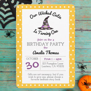 Invitación Naranja inicuo cortiano no hijo Cumpleaños pequeñ