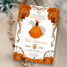 Naranja Quinceanera Western Charro