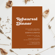 Naranja retro con estilo Retro quemado Cena de ens