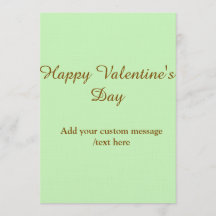 naranja verde marrón feliz día de San Valentín sim