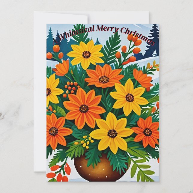 Invitación Naranja y amarillo (Anverso)