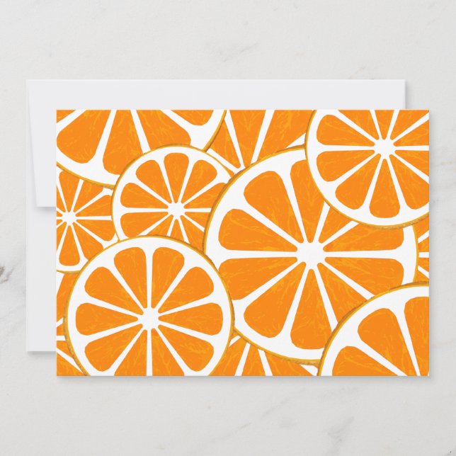 Invitación naranjas (Anverso)