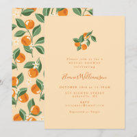 Naranjas de la época de verano Boho Nature Shower