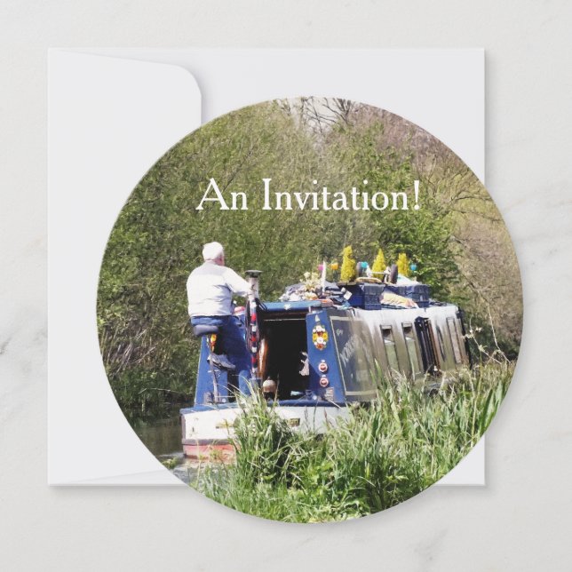 INVITACIÓN NARROWBOATS (Anverso)