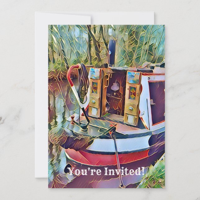 INVITACIÓN NARROWBOATS   (Anverso)