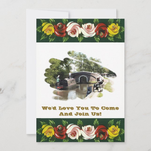 INVITACIÓN NARROWBOATS (Anverso)