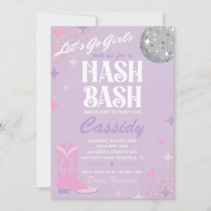 Invitación Nash Bash Bachelorette Party   Nash Bash Invite
