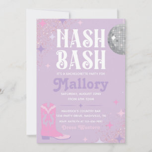 Invitación Nash Bash Bachelorette Party   Nash Bash Invite
