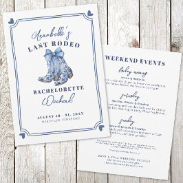 Invitación Nash Bash Last Rodeo Bachelorette Party