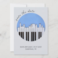 Nashville Skyline Piano Music Record Guardar la fe