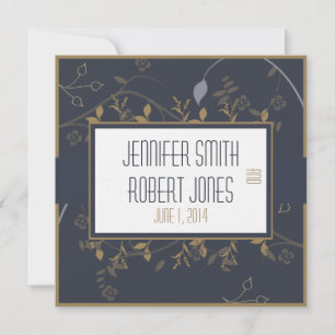 Invitación natural de la boda de la maravilla de
