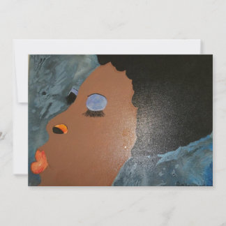 Invitación natural para mujeres negras con estilo