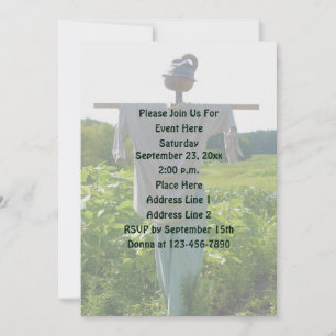 Invitación Naturaleza de los jardines del campo