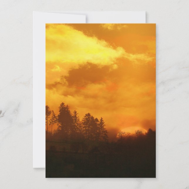 INVITACIÓN NATURE MORNING SUNRISE (Anverso)