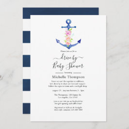 Invitación Naufragancia acuática por novia o Baby Shower