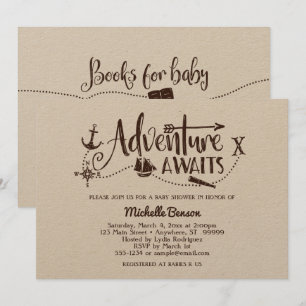 Invitación náutica a Baby Shower