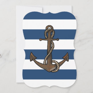 Invitación Náutica Ancla KiniArt