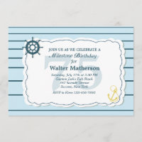 Invitación náutica de la tierra y del mar