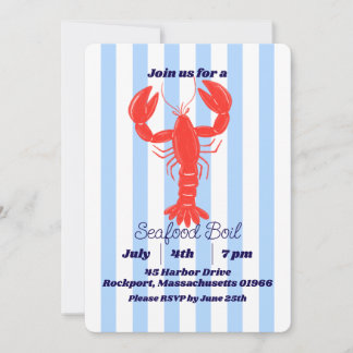 Invitación Náutica de Verano de Langosta Costera