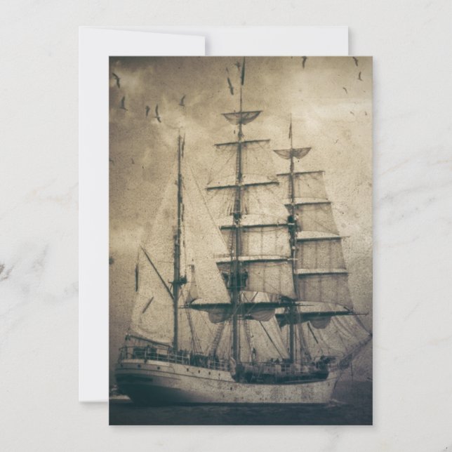 Invitación Náutica náutica (Anverso)