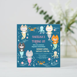 Invitación Náutica Temática Cumpleaños.