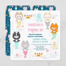 Invitación Náutica Temática Cumpleaños.