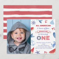 Nautical / Beach Red White Blue Primera foto de cu