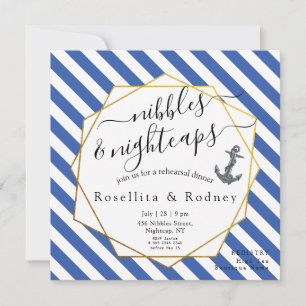 Invitación Nautical Bote Anchor Fabulous Sailing Boda